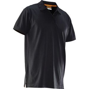 Jobman Mens Plain Polo Shirt / Black